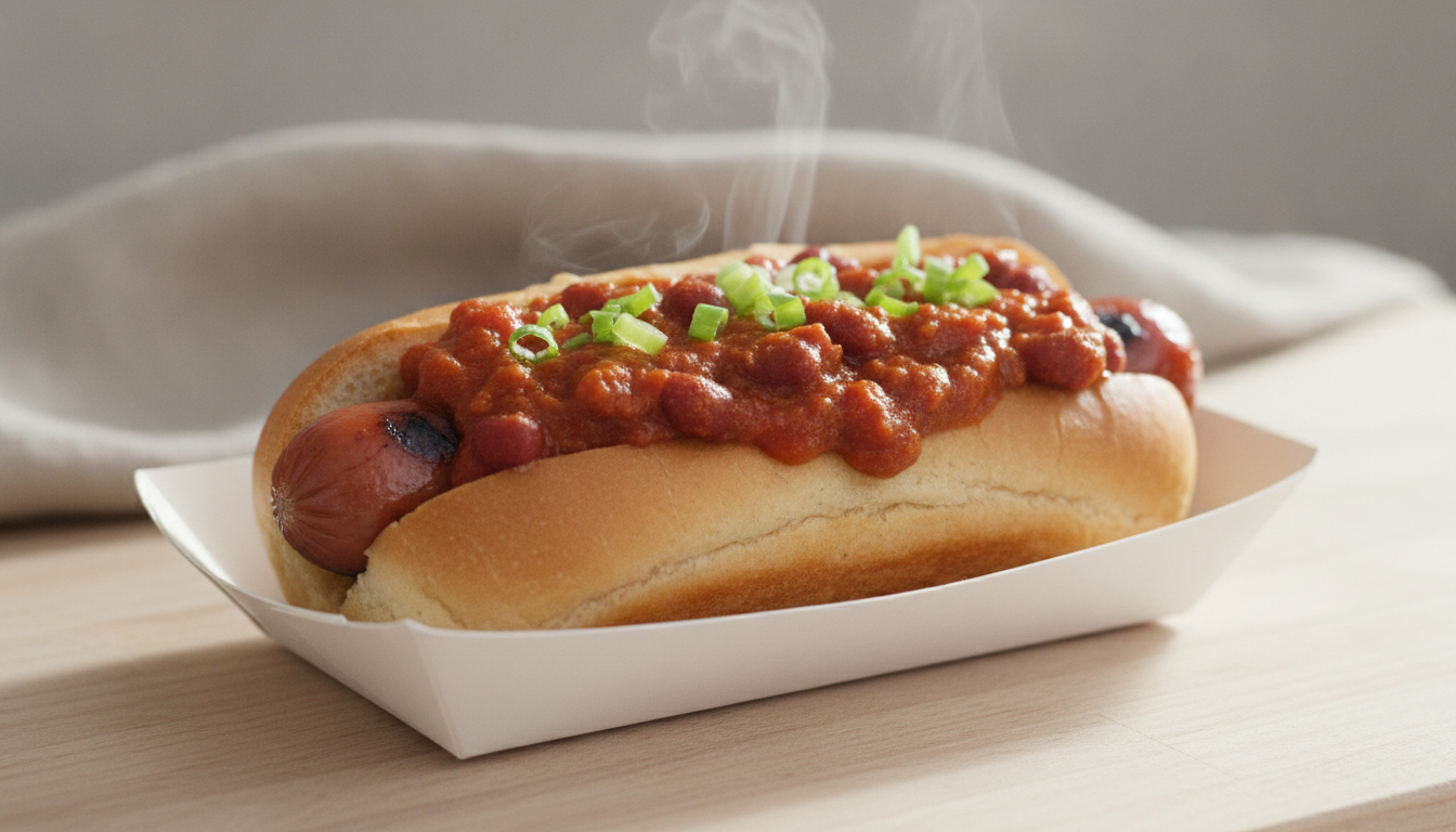 토마토 칠리 핫도그