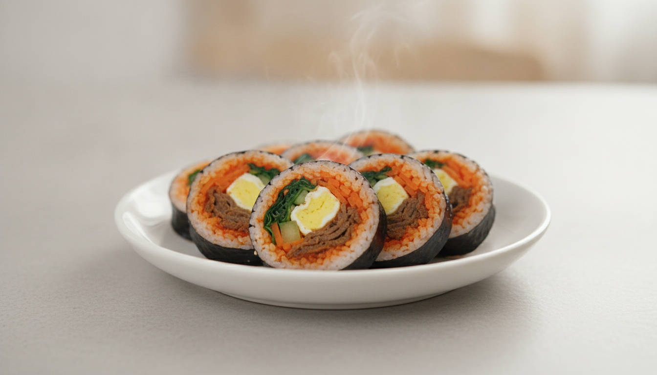 매콤전주비빔김밥