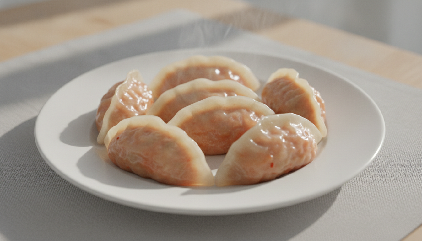 투명김치만두
