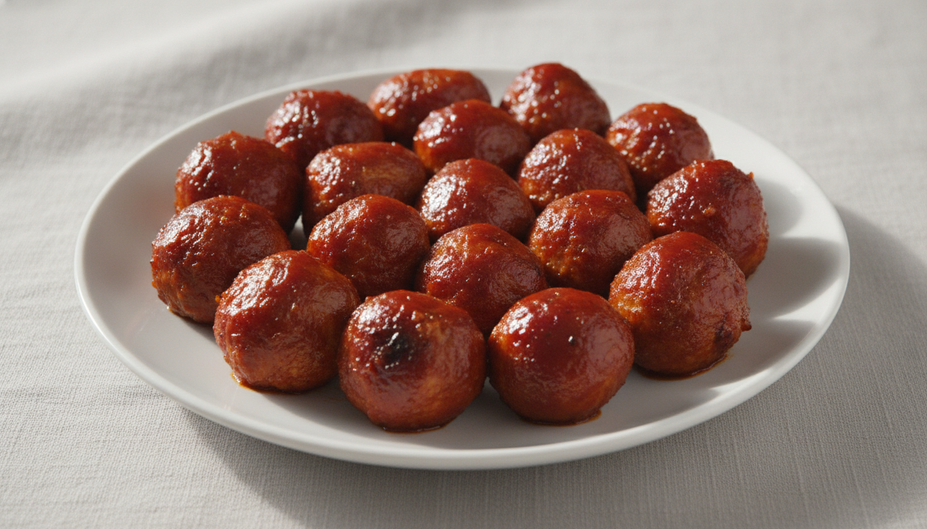 소스에 빠진 pop 치킨볼 핫바베큐맛