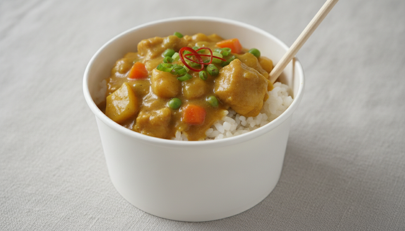 비락컵밥 치킨카레맛