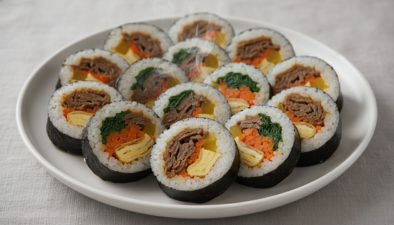 한돈 불고기 김밥