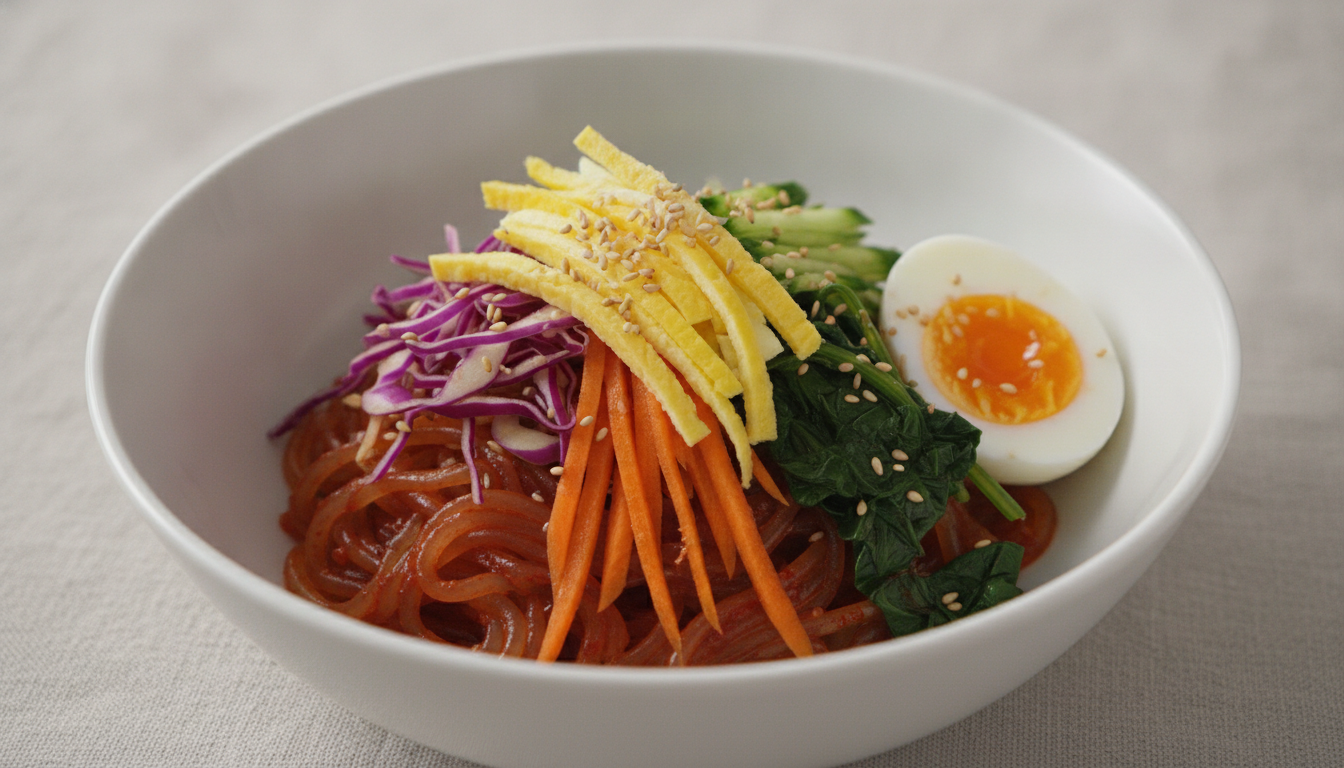 비빔곤약우동