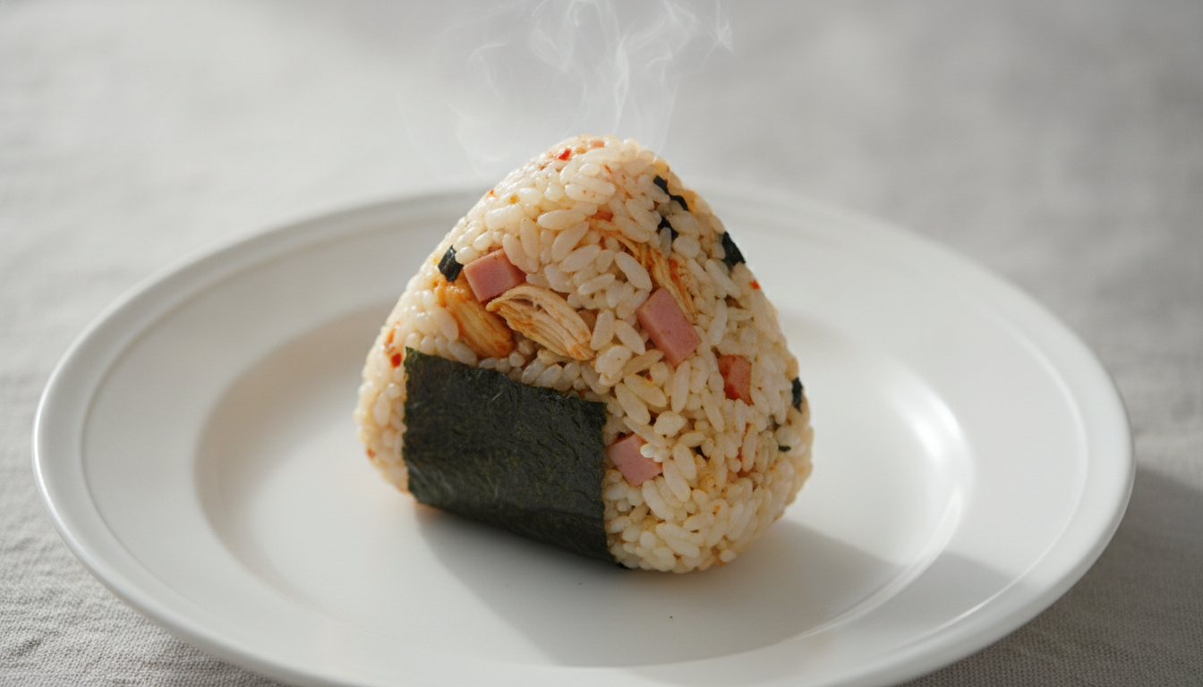닭가슴살 햄김치 삼각김밥