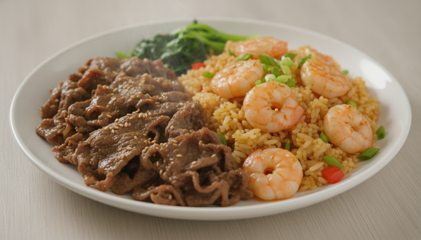 서울식 불고기 & 통통새우볶음밥